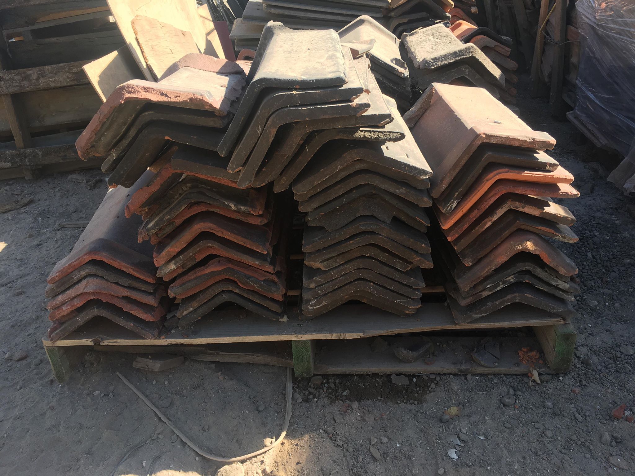 32 Available Reclaimed Concrete Roof Tiles 50p each REG DES 858465